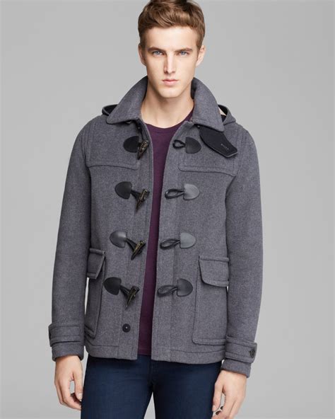 gray burberry coat with red neat|burberry black coats men.